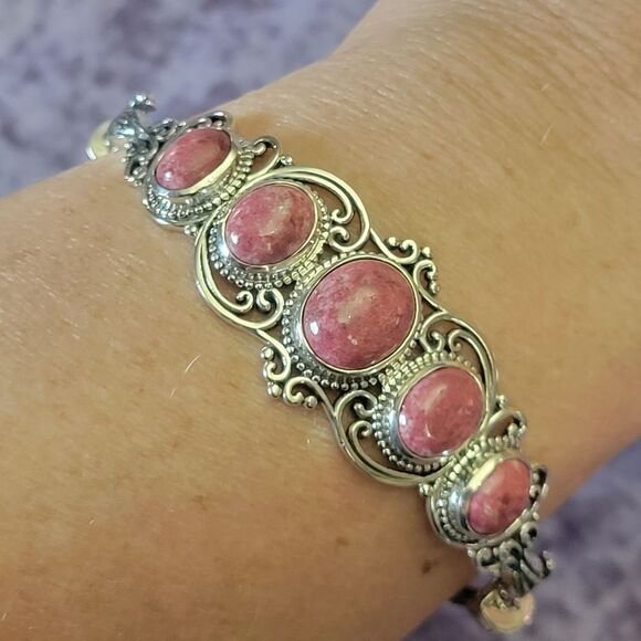 Norwegian Thulite Bracelet - Picture 9 of 15